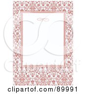 Poster, Art Print Of Decorative Invitation Border And Frame With Copyspace - Version 15