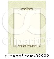 Poster, Art Print Of Decorative Invitation Border And Frame With Copyspace - Version 1