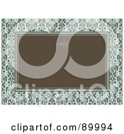 Poster, Art Print Of Floral Invitation Border And Frame With Copyspace - Version 1