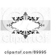 Poster, Art Print Of Floral Invitation Border And Frame With Copyspace - Version 26
