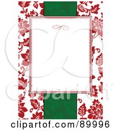 Poster, Art Print Of Christmas Invitation Border And Frame With Copyspace - Version 4