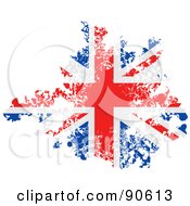 Poster, Art Print Of Grungy Distressed Union Jack Flag