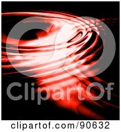 Poster, Art Print Of Red Rippling Water Background