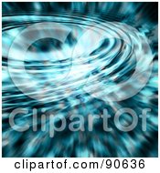 Poster, Art Print Of Blue Rippling Water Background - 6