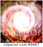 Poster, Art Print Of Bright Grungy Swirl