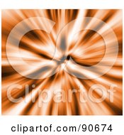 Poster, Art Print Of Orange Zoom Blur Background