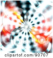 Royalty Free RF Clipart Illustration Of A Bright Radial Vortex Background by Arena Creative
