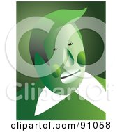 Royalty Free RF Clipart Illustration Of A Businessman Green With Envy