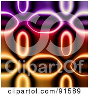 Royalty Free RF Clipart Illustration Of A Funky Background With Pill Shapes
