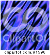Poster, Art Print Of Black And Blue Flame Background