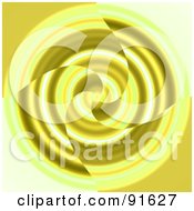 Poster, Art Print Of Yellow Swirl Background