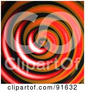 Poster, Art Print Of Red Orange And Black Swirling Background