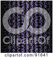 Poster, Art Print Of Funky Black And Purple Curtain Background