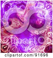 Royalty Free RF Clipart Illustration Of A Background Of Purple And Pink Rippling Plasma by Arena Creative