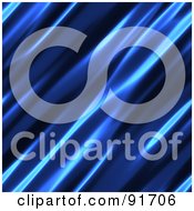 Royalty Free RF Clipart Illustration Of A Background Of Diagonal Blue Flames