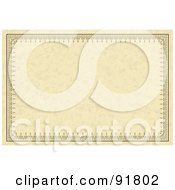 Royalty Free RF Clipart Illustration Of An Elegant Certificate Frame With A Parchment Texture 1 by BestVector