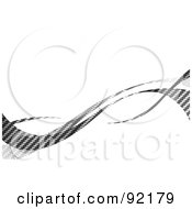 Royalty Free RF Clipart Illustration Of A Background Of Horizontal Gray Carbon Fiber Swooshes Over White by Arena Creative #COLLC92179-0094