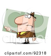 Poster, Art Print Of Caucasian Guy Pointing The Blame