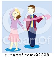 Poster, Art Print Of Couple Standing By Each Other