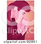 Royalty Free RF Clipart Illustration Of A Loving Mother And Child 3 by mayawizard101
