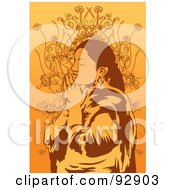 Poster, Art Print Of Praying Person - 5