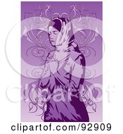 Poster, Art Print Of Praying Person - 8