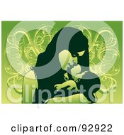 Royalty Free RF Clipart Illustration Of A Mom And Child 8