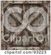 Poster, Art Print Of Rusty Metal Panel
