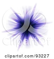 Royalty Free RF Clipart Illustration Of A Purple And Black Burst On Black