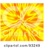 Poster, Art Print Of Hot Explosion Of Yellow And Orange
