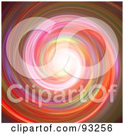 Royalty Free RF Clipart Illustration Of A Spiraling Colorful Vortex
