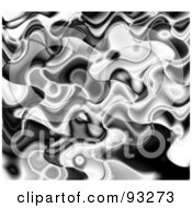 Royalty Free RF Clipart Illustration Of A Background Of Rippling Gray Liquid