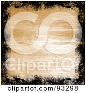 Poster, Art Print Of Black Grunge Border Around Orange