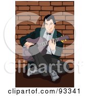 Poster, Art Print Of Guitarist Man - 3