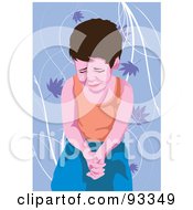 Poster, Art Print Of Boy Crying - 3