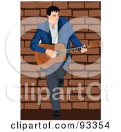 Poster, Art Print Of Guitarist Man - 2