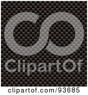 Royalty Free RF Clipart Illustration Of A Woven Carbon Fiber Texture by michaeltravers