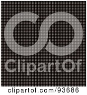 Royalty Free RF Clipart Illustration Of A Bevel Carbon Fiber Background