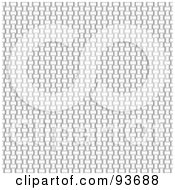 Royalty Free RF Clipart Illustration Of A White And Grey Woven Carbon Fiber Background by michaeltravers