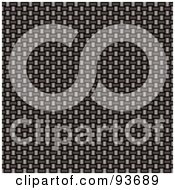 Royalty Free RF Clipart Illustration Of A Woven Link Carbon Fiber Background by michaeltravers