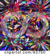 Royalty Free Clipart Illustration Of A Background Of Rainbow Bursts
