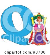 Q Is For Queen Learn The Alphabet Scene