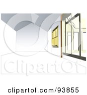 Royalty Free RF Clipart Illustration Of A Modern Home Interior Layout 3