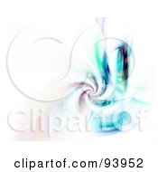 Royalty Free RF Clipart Illustration Of A Swirling Fractal On White