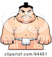 Hulky Sumo Wrestler