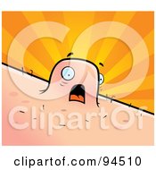 Royalty Free RF Clipart Illustration Of A Worried Wart On Skin