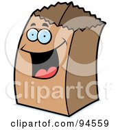 Happy Paper Bag Face