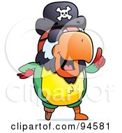 Poster, Art Print Of Pirate Parrot Expressing An Idea