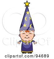 Poster, Art Print Of Little Wizard Boy