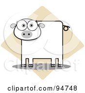 Poster, Art Print Of Square Bodied Piggy